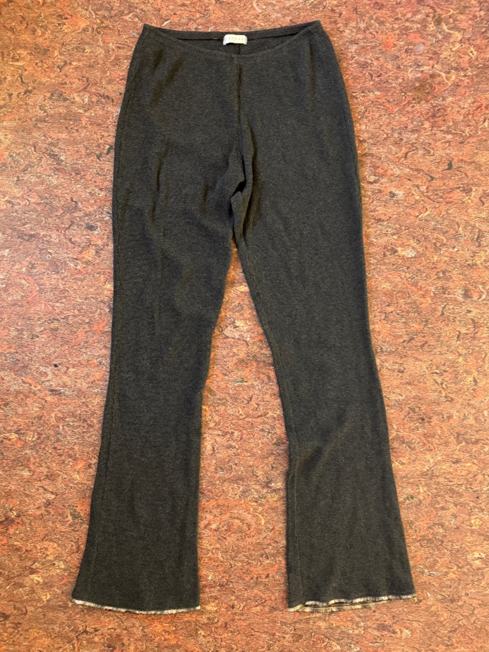 Dark Gray waffle yoga pants by Fitigues